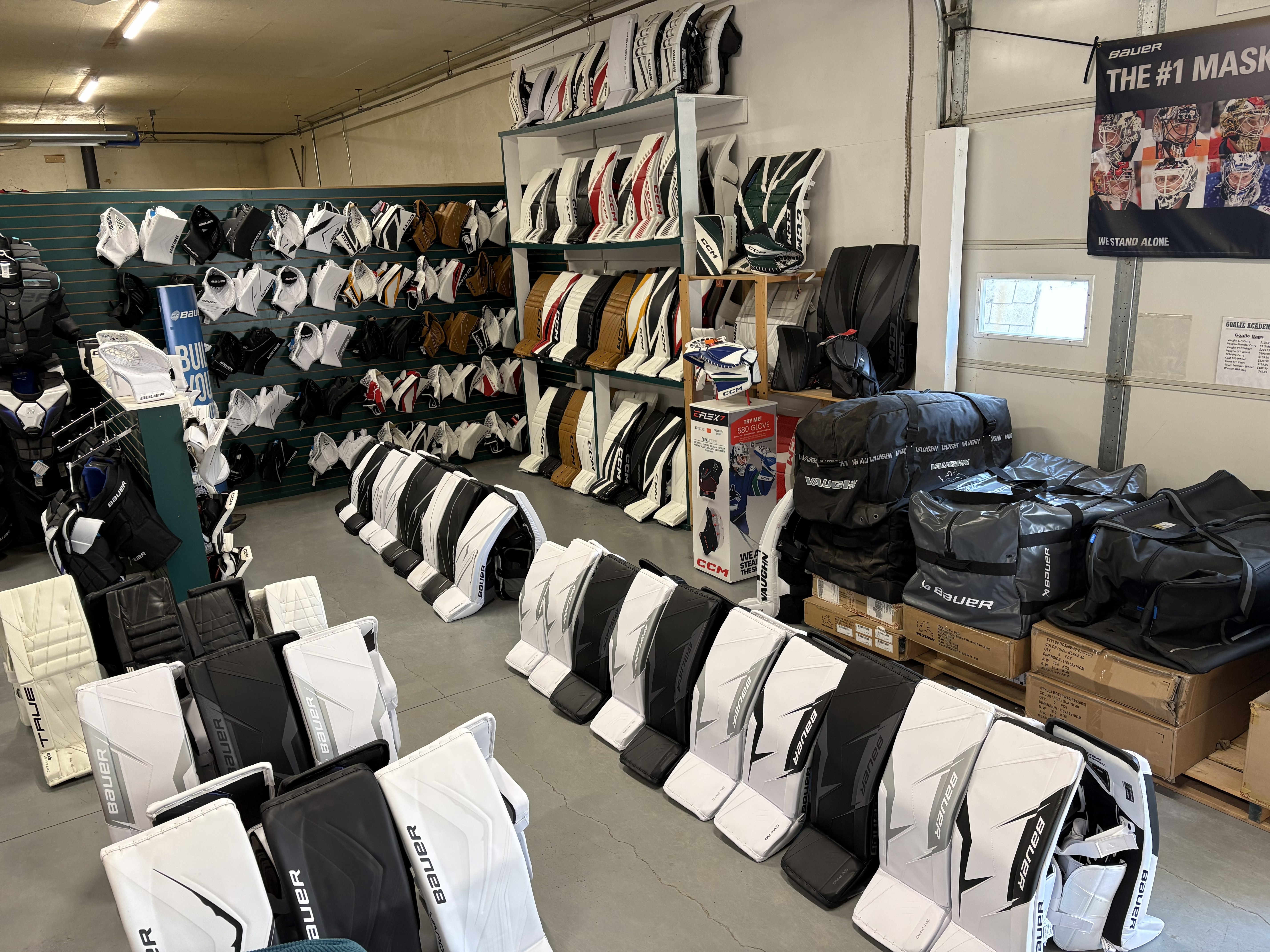 Pads, Blockers, Gloves